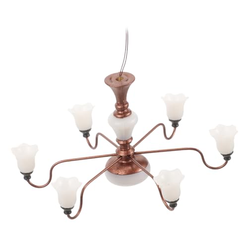 CLISPEED Miniatur Deckenlampe für Puppenhaus Hängelampe für Mikro Szenen Dekorative Kreatives Bastelzubehör für Sandtische und Modellbau Robuste Verarbeitung CLISPEED Miniatur Deckenlampe für Puppenhaus Hängelampe für Mikro Szenen Dekorative Kreatives Bastelzubehör für Sandtische und Modellbau Robuste Verarbeitung von CLISPEED
