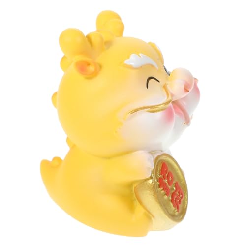 CLISPEED Miniatur Drache Figur Resin Deko Gelb Glücksbringer Tisch und Autodekoration für Miniaturgärten Puppenhäuser Kuchenverzierung und Wohnraumgestaltung CLISPEED Miniatur Drache Figur Resin Deko Gelb Glücksbringer Tisch und Autodekoration für Miniaturgärten Puppenhäuser Kuchenverzierung und Wohnraumgestaltung von CLISPEED