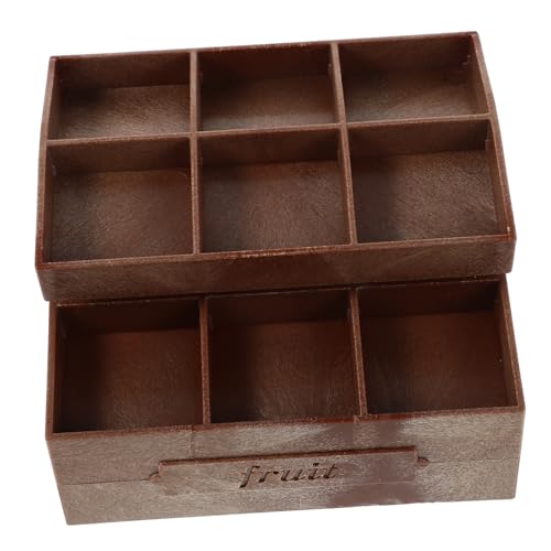 CLISPEED Miniatur Frucht und Gemüseregal für Puppenhäuser Realistisches Lebensmittel Display für Rollenspiele und Kreative CLISPEED Miniatur Frucht und Gemüseregal für Puppenhäuser Realistisches Lebensmittel Display für Rollenspiele und Kreative von CLISPEED
