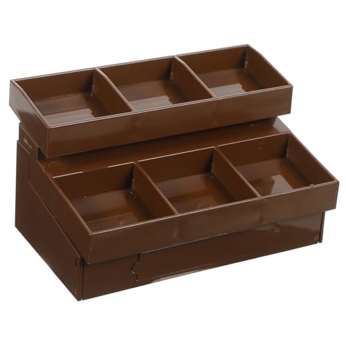 CLISPEED Miniatur Gemüsestand Modell Mini Supermarktregal Puppenhaus Möbel Miniatur Obstregal Küche Robustes Leichtes Miniaturmöbel für Puppenhaus Dekorationsmodell und Fotorequisite von CLISPEED