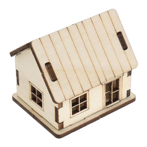 CLISPEED Miniatur Holzhaus Bausatz Unvollendetes Miniaturhaus Modell DIY Bastelset aus Detaillierte Schnitzereien Langlebiges Material Kindgerecht Geeignet für Kreative Bauprojekte und CLISPEED Miniatur Holzhaus Bausatz Unvollendetes Miniaturhaus Modell DIY Bastelset aus Detaillierte Schnitzereien Langlebiges Material Kindgerecht Geeignet für Kreative Bauprojekte und von CLISPEED