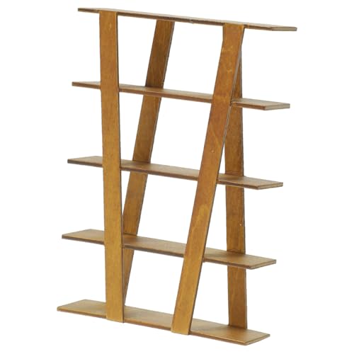 CLISPEED Miniatur Holzmöbel Modell Handgefertigtes Puppenhaus Regal Dekorativer Miniatur Aufbewahrungsständer Mini Möbel Holzfarbener Stauraum für Puppenhaus Zubehör CLISPEED Miniatur Holzmöbel Modell Handgefertigtes Puppenhaus Regal Dekorativer Miniatur Aufbewahrungsständer Mini Möbel Holzfarbener Stauraum für Puppenhaus Zubehör von CLISPEED