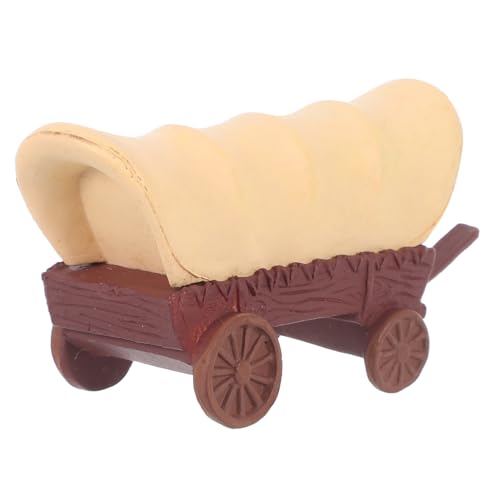 CLISPEED Miniatur Pferdewagen Modell aus Langlebigem Kunststoff Antiker Wagen für Puppenhaus Zubehör Dekorativer Mini Planwagen für Schreibtisch und Kreative Spielwelten ohne Scharfe CLISPEED Miniatur Pferdewagen Modell aus Langlebigem Kunststoff Antiker Wagen für Puppenhaus Zubehör Dekorativer Mini Planwagen für Schreibtisch und Kreative Spielwelten ohne Scharfe von CLISPEED
