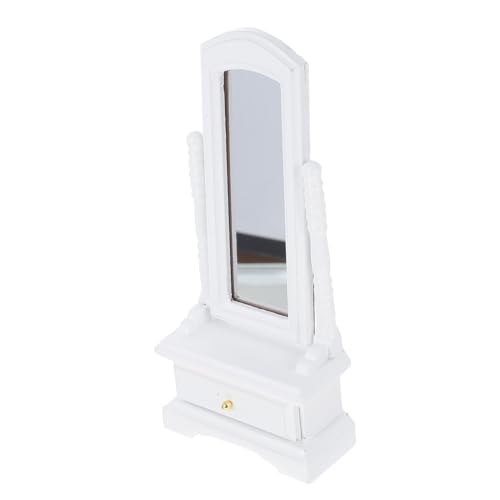CLISPEED Miniatur Puppenhaus Ganzkörperspiegel Weiß Dekorativer Mini Ankleidespiegel Für Puppenmöbel Elegantes Dollhouse Zubehör Leichtes Mini Ornament Für Mädchen Sammler CLISPEED Miniatur Puppenhaus Ganzkörperspiegel Weiß Dekorativer Mini Ankleidespiegel Für Puppenmöbel Elegantes Dollhouse Zubehör Leichtes Mini Ornament Für Mädchen Sammler von CLISPEED