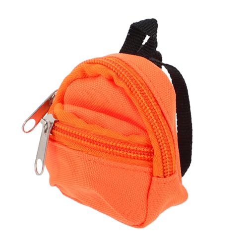 CLISPEED Miniatur Puppenrucksack Mini Haus Dekoration Mini Rucksack Modell für Puppenhaus Zubehör Sammler in Orange CLISPEED Miniatur Puppenrucksack Mini Haus Dekoration Mini Rucksack Modell für Puppenhaus Zubehör Sammler in Orange von CLISPEED