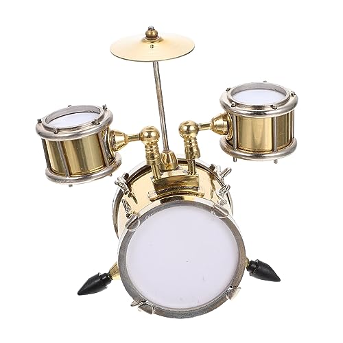 CLISPEED Miniatur Schlagzeug Modell Musikinstrument Detailgetreu Handgefertigt Robustes Material Sicher für Junge Mädchen Tragbar als und Dekoration Geeignet CLISPEED Miniatur Schlagzeug Modell Musikinstrument Detailgetreu Handgefertigt Robustes Material Sicher für Junge Mädchen Tragbar als und Dekoration Geeignet von CLISPEED