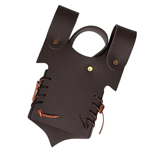 CLISPEED Mittelalterlicher Lederschwerthalter Schwerthalter Gürtel Verstellbar Leicht für Cosplay Kostüm Ritter Viking Schwertfrosch Zubehör Bequem Langlebig Dunkles Braun CLISPEED Mittelalterlicher Lederschwerthalter Schwerthalter Gürtel Verstellbar Leicht für Cosplay Kostüm Ritter Viking Schwertfrosch Zubehör Bequem Langlebig Dunkles Braun von CLISPEED