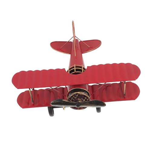 CLISPEED Modell Retro Flugzeugmodell Retro Flugzeug Kleines Miniatur Ornament Segelflugzeuge Spielzeugflugzeugflügel Vintage Modellflugzeug Metallhandwerk CLISPEED Modell Retro Flugzeugmodell Retro Flugzeug Kleines Miniatur Ornament Segelflugzeuge Spielzeugflugzeugflügel Vintage Modellflugzeug Metallhandwerk von CLISPEED