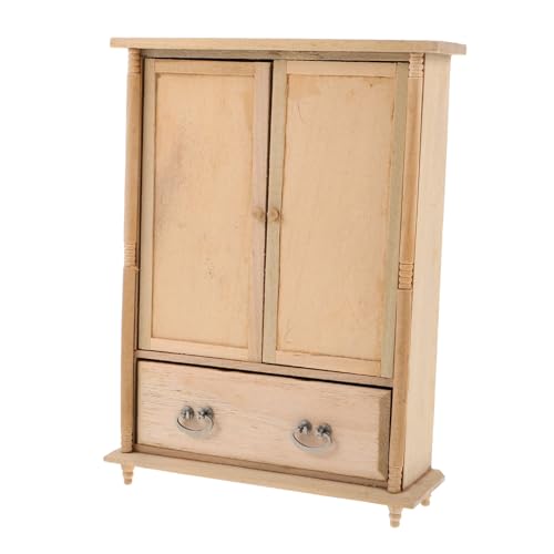 CLISPEED Möbel Vintage Holzschrank für Puppenhaus Dekoration Beige für Kreative Spielwelten und DIY Projekte CLISPEED Möbel Vintage Holzschrank für Puppenhaus Dekoration Beige für Kreative Spielwelten und DIY Projekte von CLISPEED