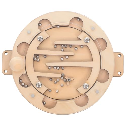 CLISPEED Montessori Holz Busy Board mit Kugel Labyrinth Jahre Pädagogisches Lernspielzeug Hand Auge Koordination Logischem und Kreativität DIY Zubehör CLISPEED Montessori Holz Busy Board mit Kugel Labyrinth Jahre Pädagogisches Lernspielzeug Hand Auge Koordination Logischem und Kreativität DIY Zubehör von CLISPEED