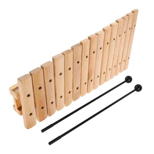 CLISPEED Montessori Holz Xylophon für Kleinkinder Entwicklungsförderndes Musikinstrument mit Schlägeln Sensorisches für Musikalische Bildung und Kreative CLISPEED Montessori Holz Xylophon für Kleinkinder Entwicklungsförderndes Musikinstrument mit Schlägeln Sensorisches für Musikalische Bildung und Kreative von CLISPEED