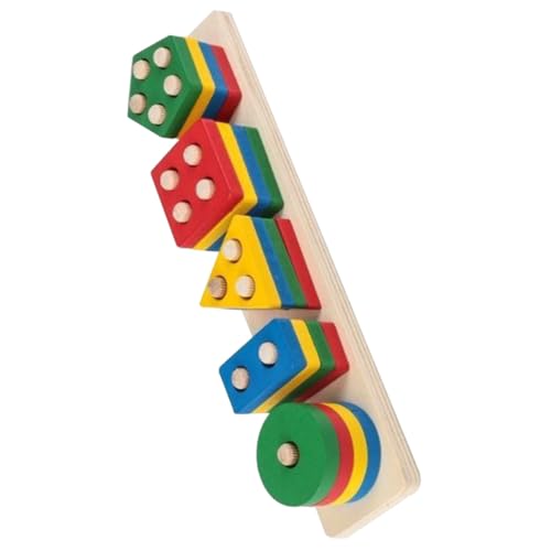 CLISPEED Montessori Holzspielzeug Sortierspiel für Junge Mädchen und Kleinkinder Bunte Formen und Farbblöcke Motorische Feinübungen Handliche für Jahre Spielerisches Lernen von und Farben CLISPEED Montessori Holzspielzeug Sortierspiel für Junge Mädchen und Kleinkinder Bunte Formen und Farbblöcke Motorische Feinübungen Handliche für Jahre Spielerisches Lernen von und Farben von CLISPEED