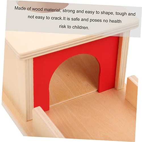 CLISPEED Montessori Holzspielzeug für Hochwertiges Lernspielzeug Feinmotorik und Hand Auge Koordination Sicheres Frühpädagogisches Holzspielzeug mit Holzkugeln für Kleinkinder von CLISPEED