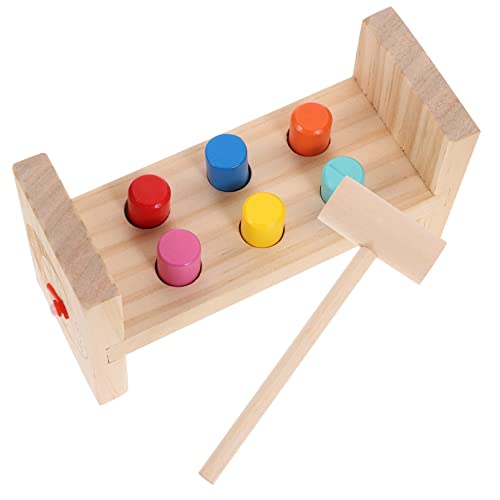CLISPEED Montessori Klopfspielzeug mit Bunten Nägeln Pädagogisches Holzspielzeug für Farb und Uhrzeiterkennung Fördert Feinmotorik und Hand Auge Koordination Ab Jahren CLISPEED Montessori Klopfspielzeug mit Bunten Nägeln Pädagogisches Holzspielzeug für Farb und Uhrzeiterkennung Fördert Feinmotorik und Hand Auge Koordination Ab Jahren von CLISPEED