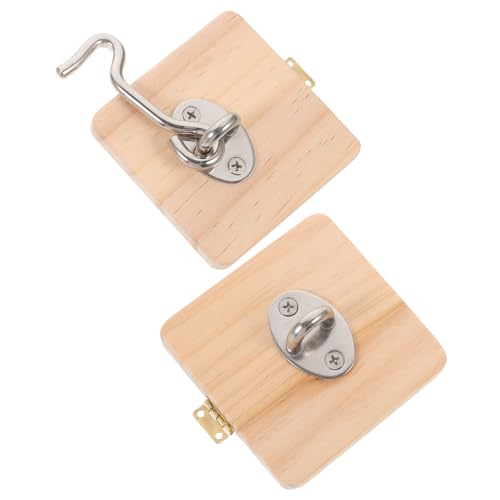 CLISPEED Motorikspielzeug Tür Riegel aus Natürlichem Leichtes DIY Busy Board Zubehör für Sensorische Frühförderung Fördert Gehirnentwicklung und Koordination von CLISPEED