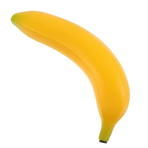 CLISPEED Musikalische Maracas in Bananenform Leichter Abs Percussion Shaker Fördert Hand Augen Koordination und Konzentration Pädagogisches Fruchtinstrument für Junge Mädchen und von CLISPEED
