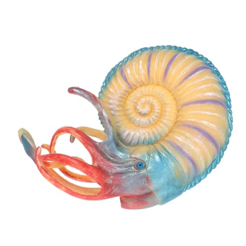 CLISPEED Nautilus Modell aus Simuliertes Meereslebewesen für Aquarien Dekoration Lehrreiches Tiermodell Kreativität und Farberkennung von CLISPEED