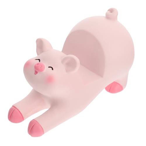 CLISPEED Niedliches Rosa Schwein Resin Figur Handyhalterung Dekoration Stabile Simulation Vielseitig Nutzbar für Zuhause und Büro Geschenkidee für Freunde und Familie Langlebiges CLISPEED Niedliches Rosa Schwein Resin Figur Handyhalterung Dekoration Stabile Simulation Vielseitig Nutzbar für Zuhause und Büro Geschenkidee für Freunde und Familie Langlebiges von CLISPEED