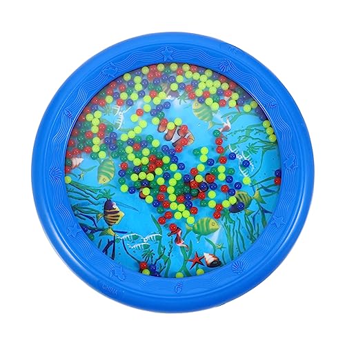 CLISPEED Ocean Wave Drum Early Education Drum Schlagzeug Musikinstrumente Ozeantrommel Trommeln Trommel Für Ocean Drum Wave Perlentrommel Kindertrommel Trommel Blue PVC von CLISPEED