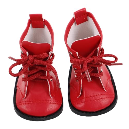 CLISPEED PU Leder Puppenschuhe Mädchen Doll Boots Modische Doll Footwear Leicht zu Reinigen Strapazierfähig Passend für Mädchenpuppe Stilvolle Puppenstiefel als Puppenzubehör CLISPEED PU Leder Puppenschuhe Mädchen Doll Boots Modische Doll Footwear Leicht zu Reinigen Strapazierfähig Passend für Mädchenpuppe Stilvolle Puppenstiefel als Puppenzubehör von CLISPEED