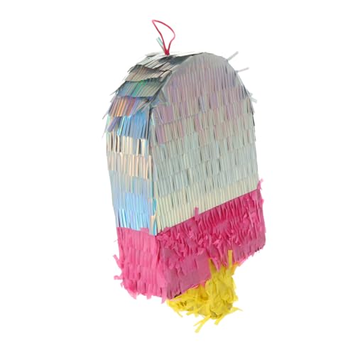 CLISPEED Pinata Form Partyspiel mit Robustem Papiermaterial Kreative Gestaltung Bunte Farben als Lustiges Geburtstags Mitgebsel und Party Favor für Kinderveranstaltungen Zufällige Farbe von CLISPEED