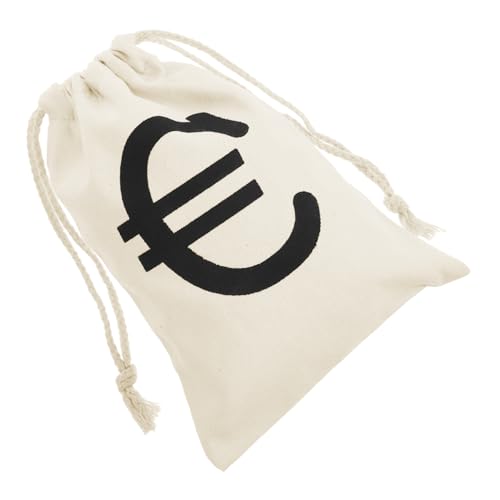 CLISPEED Piraten münzbeutel aus Strapazierfähigem Canvas mit Kordelzug Wiederverwendbar für Süßigkeiten und Geschenke bei Halloween und Piratenpartys Dekorative Schatztruhe für von CLISPEED