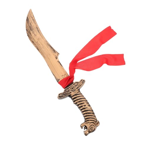CLISPEED Plastik Spielzeugschwert Piratenschwert für Leichtes Langlebiges Rollenspiel Zubehör Mittelalterlicher Ritter Kostüm Requisit für Halloween Cosplay Party von CLISPEED