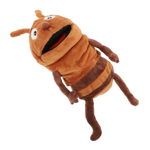 CLISPEED Plüsch Ameisen Handpuppe Kuscheliges Interaktives für Storytelling Motorik Geschenkidee von CLISPEED