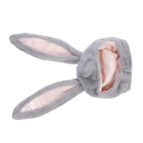 CLISPEED Plüsch Bunny Ears Mütze mit Verstellbarem Kinnverschluss Warme Hasenohren Kapuze für Weihnachten und Winter Weicher Komfortabler Kopfschmuck für Erwachsene Lustiges Kostüm CLISPEED Plüsch Bunny Ears Mütze mit Verstellbarem Kinnverschluss Warme Hasenohren Kapuze für Weihnachten und Winter Weicher Komfortabler Kopfschmuck für Erwachsene Lustiges Kostüm von CLISPEED