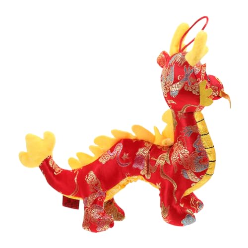 CLISPEED Plüsch Drachen Stofftier Dekorative Drachenpuppe für Neujahrsfeiern Rotes Maskottchen für Freunde und Vielseitig Einsetzbar zur Dekoration im Zuhause CLISPEED Plüsch Drachen Stofftier Dekorative Drachenpuppe für Neujahrsfeiern Rotes Maskottchen für Freunde und Vielseitig Einsetzbar zur Dekoration im Zuhause von CLISPEED