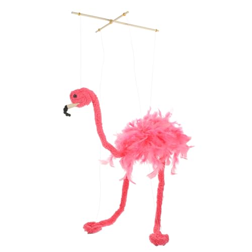 CLISPEED Plüsch Flamingo Marionette Interaktive Tierpuppe mit Schnur für Kreative Aufführungen für Wohnzimmer und Partydekoration aus Hochwertigem Plüsch und Gefertigt CLISPEED Plüsch Flamingo Marionette Interaktive Tierpuppe mit Schnur für Kreative Aufführungen für Wohnzimmer und Partydekoration aus Hochwertigem Plüsch und Gefertigt von CLISPEED