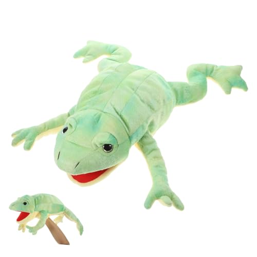 CLISPEED Plüsch Frosch Handpuppe Handspielzeug Motorikförderung Kreatives Rollenspiel Pädagogisch Interaktiv Geschenk für Jungen und Mädchen CLISPEED Plüsch Frosch Handpuppe Handspielzeug Motorikförderung Kreatives Rollenspiel Pädagogisch Interaktiv Geschenk für Jungen und Mädchen von CLISPEED