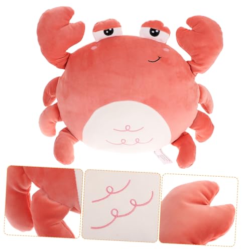 CLISPEED Plüsch Krabbe Kuschelkissen Weiches Cartoon Stofftier Cuddly Crab Toy für Erwachsene Niedliches Umarmungskissen aus Baumwolle Tragbares Geschenk für Familie und Freunde CLISPEED Plüsch Krabbe Kuschelkissen Weiches Cartoon Stofftier Cuddly Crab Toy für Erwachsene Niedliches Umarmungskissen aus Baumwolle Tragbares Geschenk für Familie und Freunde von CLISPEED