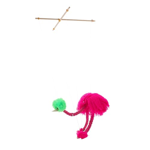 CLISPEED Plüsch Marionetten Strauß Design Rosa Kinderspielzeug für Kreative Rollenspiele Fingerfertigkeit Trainierend für Puppentheater und Familienaktivitäten CLISPEED Plüsch Marionetten Strauß Design Rosa Kinderspielzeug für Kreative Rollenspiele Fingerfertigkeit Trainierend für Puppentheater und Familienaktivitäten von CLISPEED