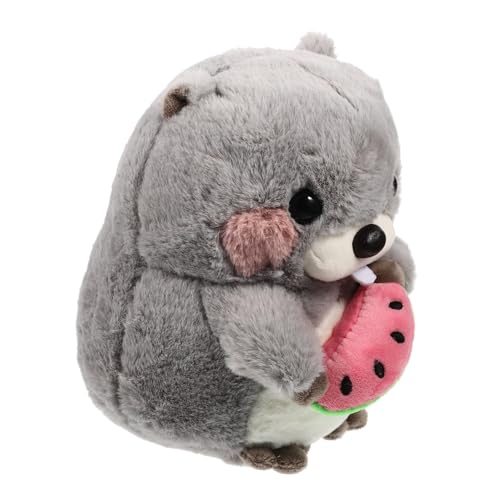 CLISPEED Plüsch Tier Groundhog Kuscheltier Weiches Stofftier Graues Kuschelkissen für Mädchen Jungen Wohnzimmer Sofa Dekoration CLISPEED Plüsch Tier Groundhog Kuscheltier Weiches Stofftier Graues Kuschelkissen für Mädchen Jungen Wohnzimmer Sofa Dekoration von CLISPEED