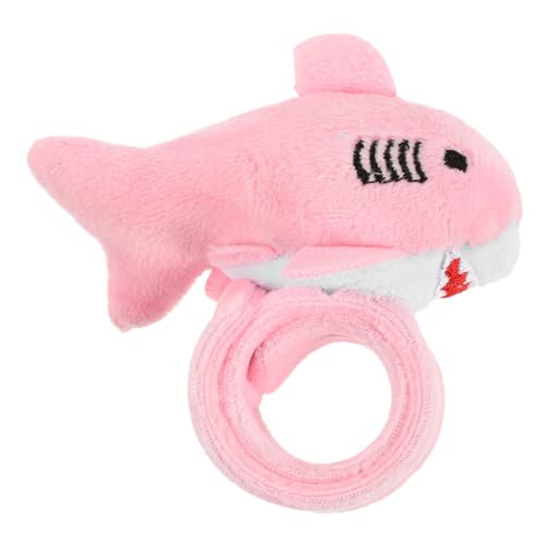 CLISPEED Plüschring Slap Bänder Für Musterbandliste Kleine Süße Weiche Plüsch Slap Armbänder Riesige Spieltiere Matschige Tier Slap Armbänder Weihnachtsfüller Rosa Pp von CLISPEED