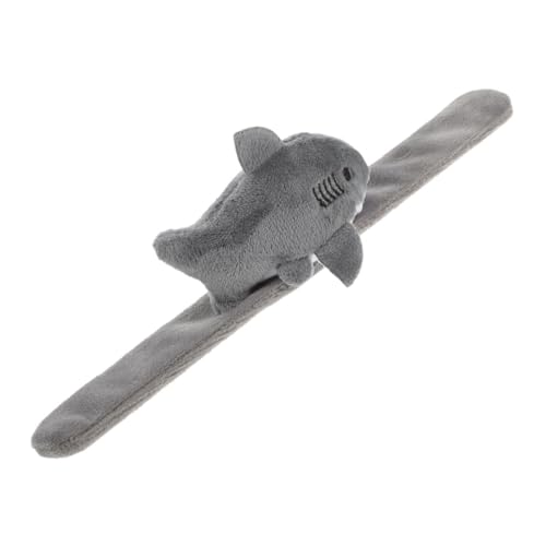 CLISPEED Plüschring Tier Schlagarmband Jungen Schlagarmband Kuscheltiere Umarmungs Schlagarmband Tiere Party Armbänder Für Schlagbänder Kuschelige Squishy Pfoten Plüschtiere Grau Pp von CLISPEED