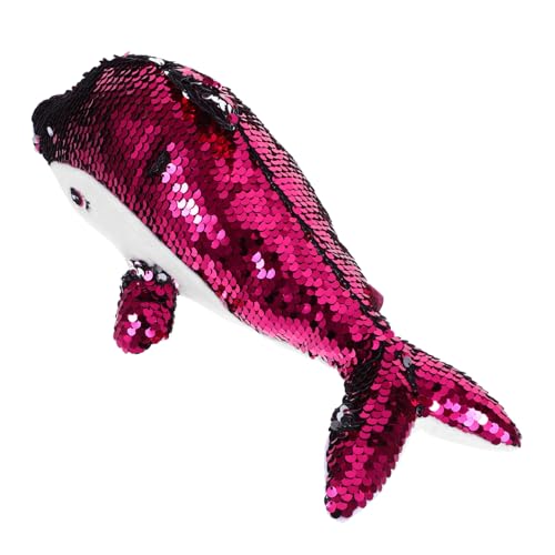 CLISPEED Plüschtier Delfin Kuscheltier mit Pailetten Sensory Stuffed Animal Weiches Sofa und Schlafzimmer Niedliches Meerestier Rosa CLISPEED Plüschtier Delfin Kuscheltier mit Pailetten Sensory Stuffed Animal Weiches Sofa und Schlafzimmer Niedliches Meerestier Rosa von CLISPEED