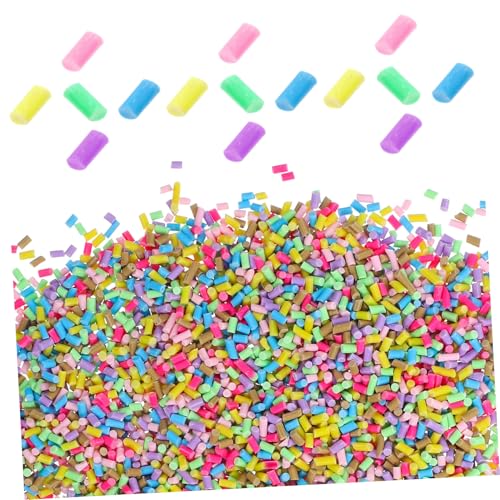 CLISPEED Polymer Clay Sprinkles Bunte DIY Zubehör für Schmuckherstellung Selbsthärtende Hautfreundliche Bastelstreusel für Armbänder Anhänger und Dekorationen von CLISPEED