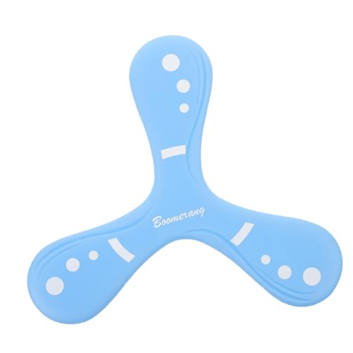 CLISPEED Professioneller Eva bumerang für Dreiblättriges Outdoor Werfen und Fangen Strapazierfähiges Dickes Soft Flying disc Spiel für Garten Strand und Freizeitspaß von CLISPEED
