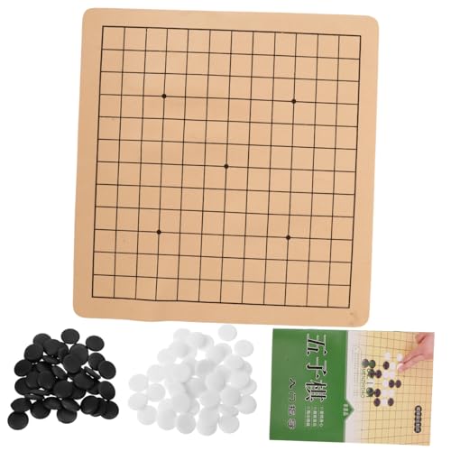 CLISPEED Professionelles Go Schach aus Hochwertigem Holz mit Schwarz Weißen Tragbares Go Schachbrett für Anfänger Geeignet für Indoor und Outdoor Langlebig und Sicher CLISPEED Professionelles Go Schach aus Hochwertigem Holz mit Schwarz Weißen Tragbares Go Schachbrett für Anfänger Geeignet für Indoor und Outdoor Langlebig und Sicher von CLISPEED