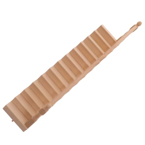 CLISPEED Puppenhaus Handlauf Treppengeländer Outdoor Mini Indoor Puppentreppe Treppe Miniaturtreppe Treppenhandlauf Geländer Maßstab Zubehör Unvollendet Klein Holz von CLISPEED