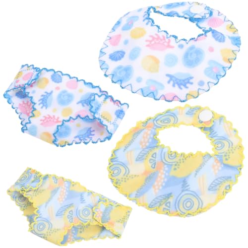 CLISPEED Puppenkleidung mit Verstellbaren Puppenwindeln und Süßen Mädchen Höschen Elastisches Puppen unterwäsche Zubehör für Babypuppen DIY Puppen von CLISPEED