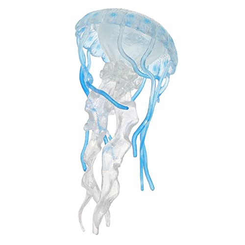 CLISPEED Quallenmodell Simulation Tiermodell Quallenfiguren lehrreich Lernen groß für kinderspielzeug hühner Qualle Ocean Animal Toy Plastik Sky-Blue von CLISPEED