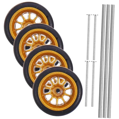 CLISPEED Rc Auto Ersatzräder Gummi Modellspielzeug Radspielzeug Zubehör Rennwagen Rad für Ferngesteuertes Fahrzeug CLISPEED Rc Auto Ersatzräder Gummi Modellspielzeug Radspielzeug Zubehör Rennwagen Rad für Ferngesteuertes Fahrzeug von CLISPEED