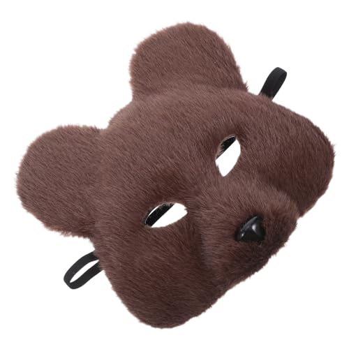 CLISPEED Realistische Braune Bärenmaske für Halloween Cosplay Plüsch Vollkopf Tiermaske Karneval Maskerade Party Foto Requisiten für Jungen Mädchen CLISPEED Realistische Braune Bärenmaske für Halloween Cosplay Plüsch Vollkopf Tiermaske Karneval Maskerade Party Foto Requisiten für Jungen Mädchen von CLISPEED