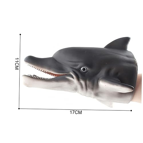 CLISPEED Realistische Graue Delfin Handpuppe aus Sicherem Material Interaktives Rollenspiel für Fördert Kreativität und Kindliche Fantasie bei Jungen und Mädchen CLISPEED Realistische Graue Delfin Handpuppe aus Sicherem Material Interaktives Rollenspiel für Fördert Kreativität und Kindliche Fantasie bei Jungen und Mädchen von CLISPEED