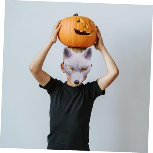 CLISPEED Realistische Halbgesichts-fuchsmasken Halloween Tiermaske für Erwachsene und Langlebiges Material Stilvoll für Karneval Kostümparty Cosplay und Maskerade CLISPEED Realistische Halbgesichts-fuchsmasken Halloween Tiermaske für Erwachsene und Langlebiges Material Stilvoll für Karneval Kostümparty Cosplay und Maskerade von CLISPEED