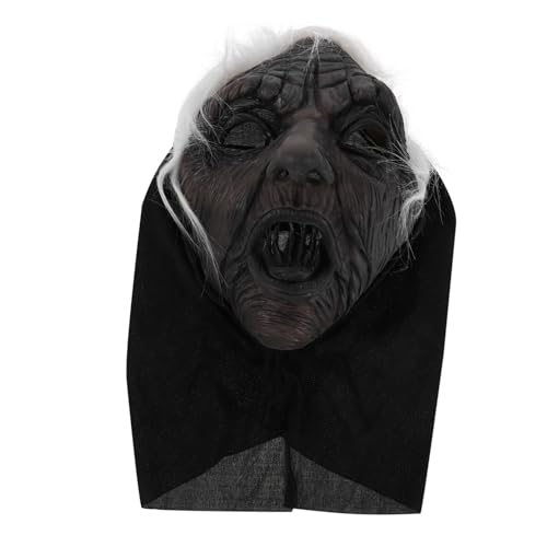 CLISPEED Realistische Halloween Hexenmaske für Erwachsene Detailreiche Masquerade Maske für Frauen Verstellbare Horror Verkleidung Wiederverwendbares Party Kostüm Zubehör CLISPEED Realistische Halloween Hexenmaske für Erwachsene Detailreiche Masquerade Maske für Frauen Verstellbare Horror Verkleidung Wiederverwendbares Party Kostüm Zubehör von CLISPEED