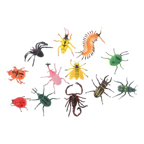 CLISPEED Realistische Insekten Spielzeugfiguren aus Robustem PVC Kleine Detailreiche Tierfiguren für Biologische Bildung Sammler für Insektenfans von CLISPEED